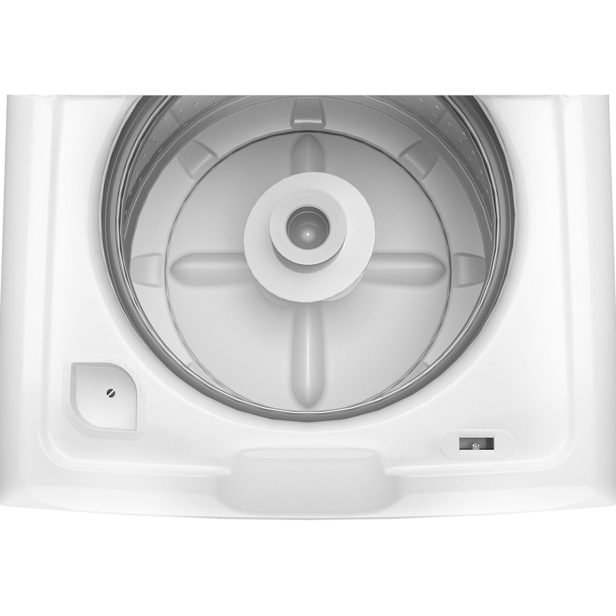 GE 27 in. 4.0 cu. ft. Top Load Washer with Stainless Steel Basket, Water Level Control & Agitator - White, , hires