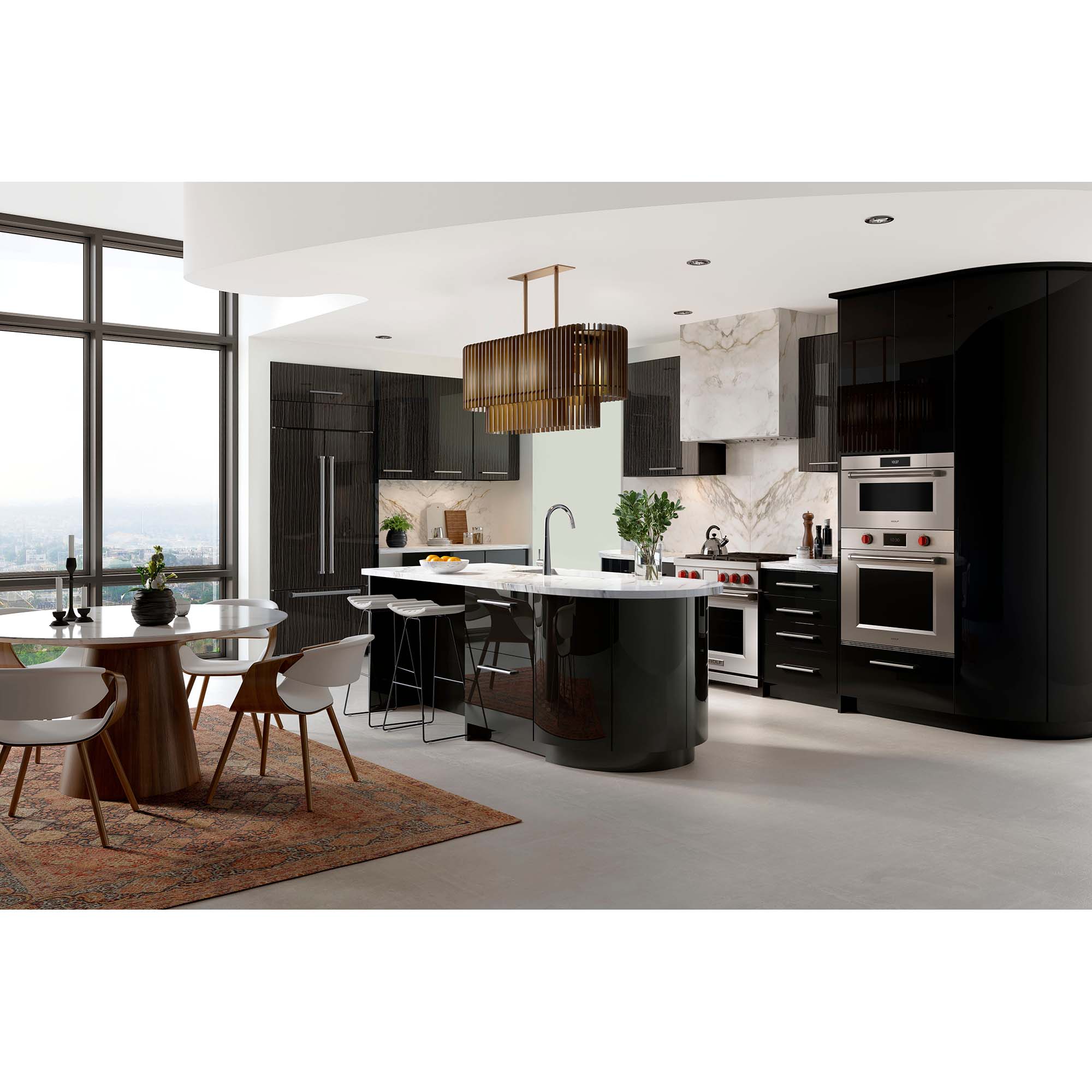 Wolf 34 in. Ducted Standard Style Range Hood with 2 LED Lights - Stainless Steel, , hires