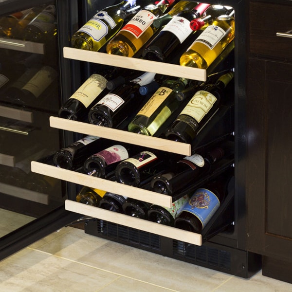 Marvel 24 in. Undercounter Wine Cooler with Single Temperature Zone & 27 Bottle Capacity - Stainless Steel, , hires