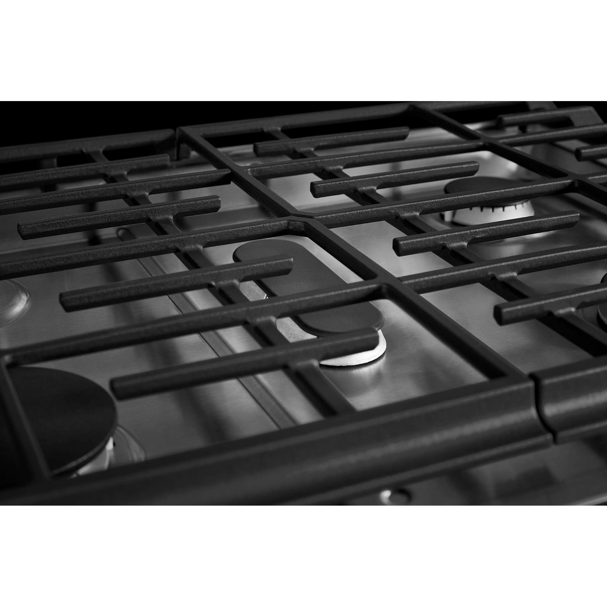 KitchenAid 30 in. 6.5 cu. ft. True European Convection Slide-In Gas Range with 5 Sealed Burners & Griddle - Stainless Steel, , hires