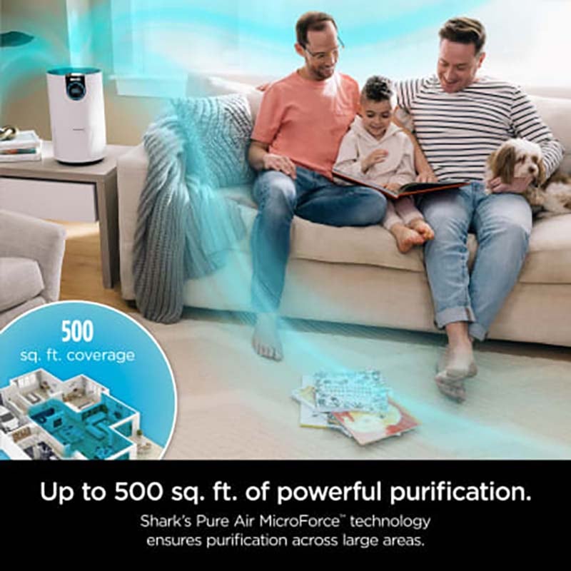 Shark Air Purifier with True HEPA - White, , hires