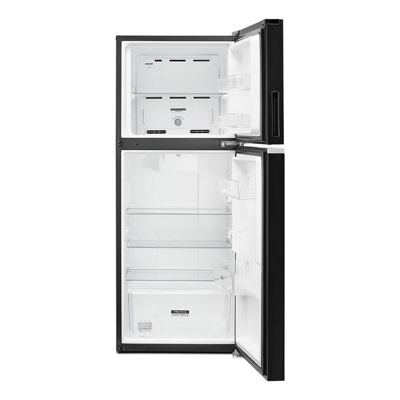 Whirlpool 11.6 Cu. Ft. Apartment Size Refrigerator Black P.C