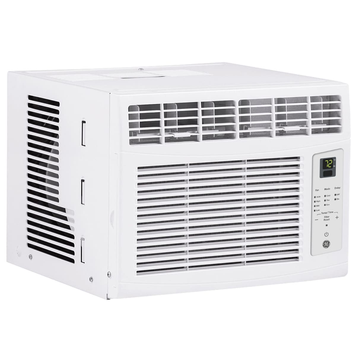 GE 6,000 BTU 115V Window Air Conditioner with 3 Fan Speeds & Remote Control - White, , hires