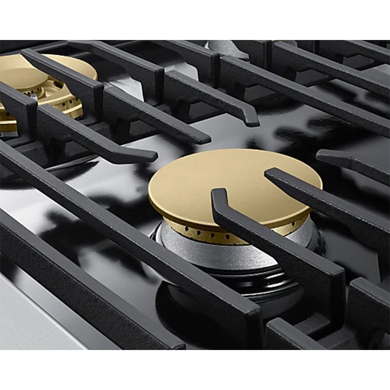 Dacor Transitional 48 in. 6-Burner Smart Natural Gas Rangetop with Griddle, Simmer Burner & Power Burner - Graphite Stainless, , hires