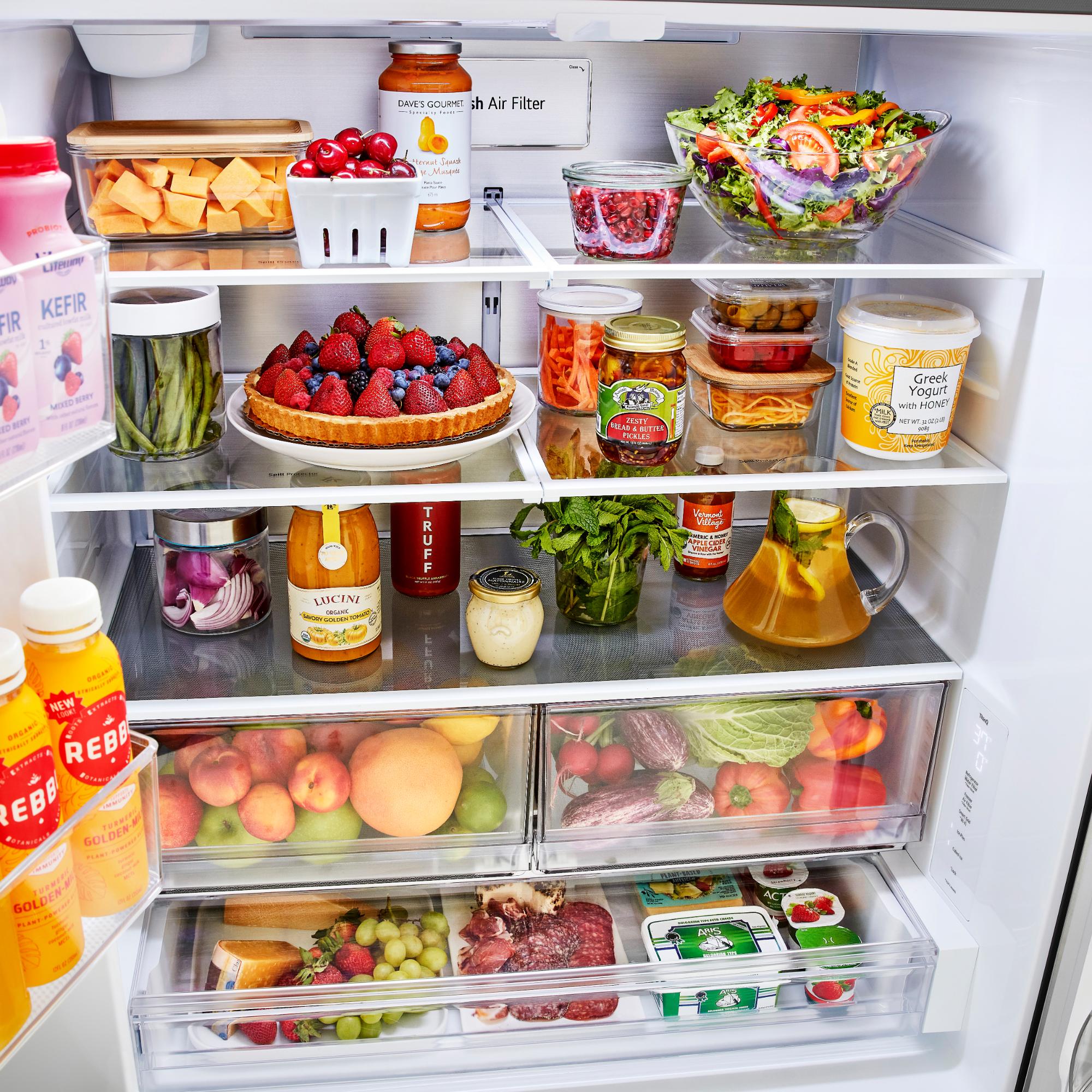 LG 36 in. 26.5 cu. ft. Smart Counter Depth French Door Refrigerator with Internal Water Dispenser - PrintProof Stainless Steel, , hires