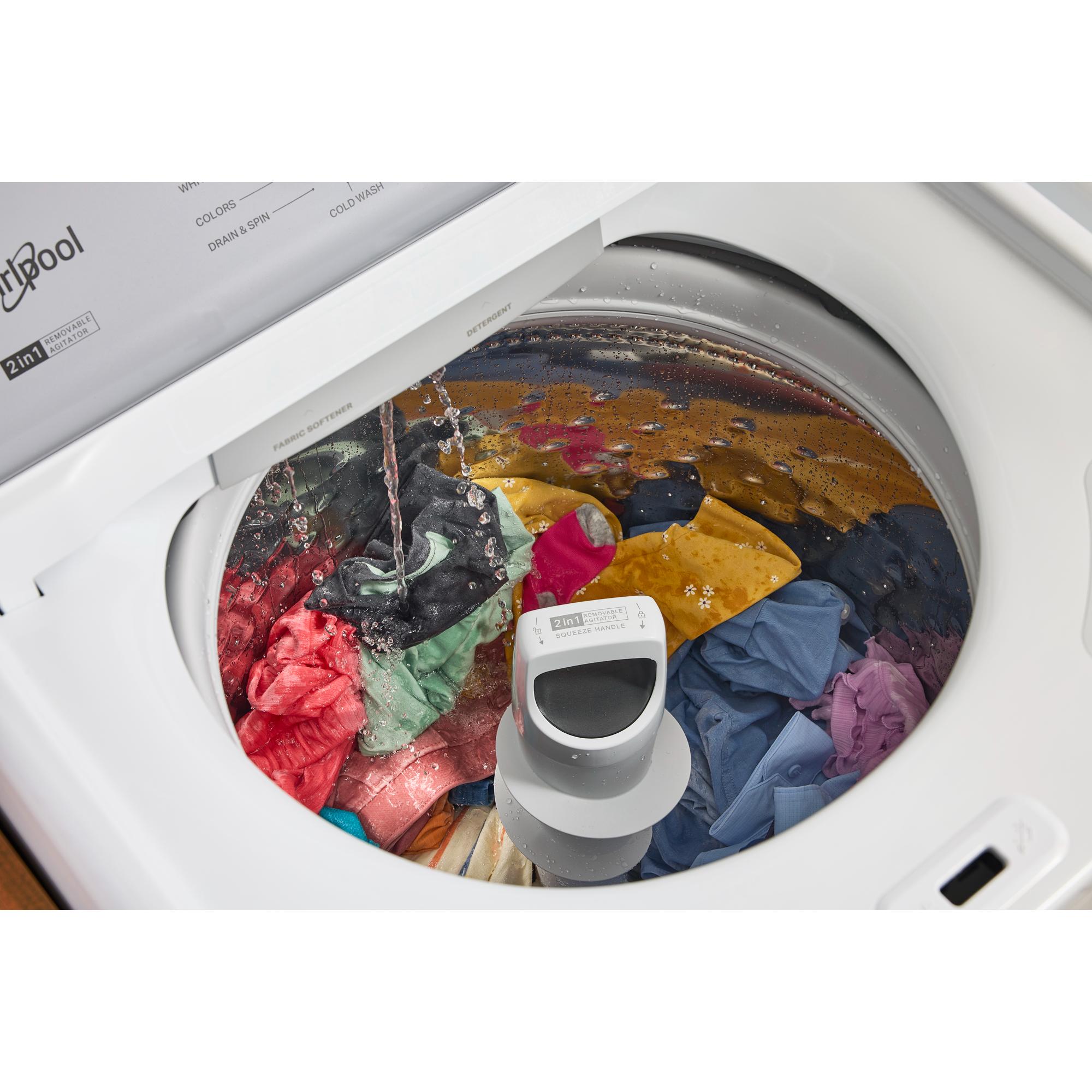 Whirlpool 27 in. 4.1 cu. ft. Top Load Washer with Sanitize with Oxi - White, , hires