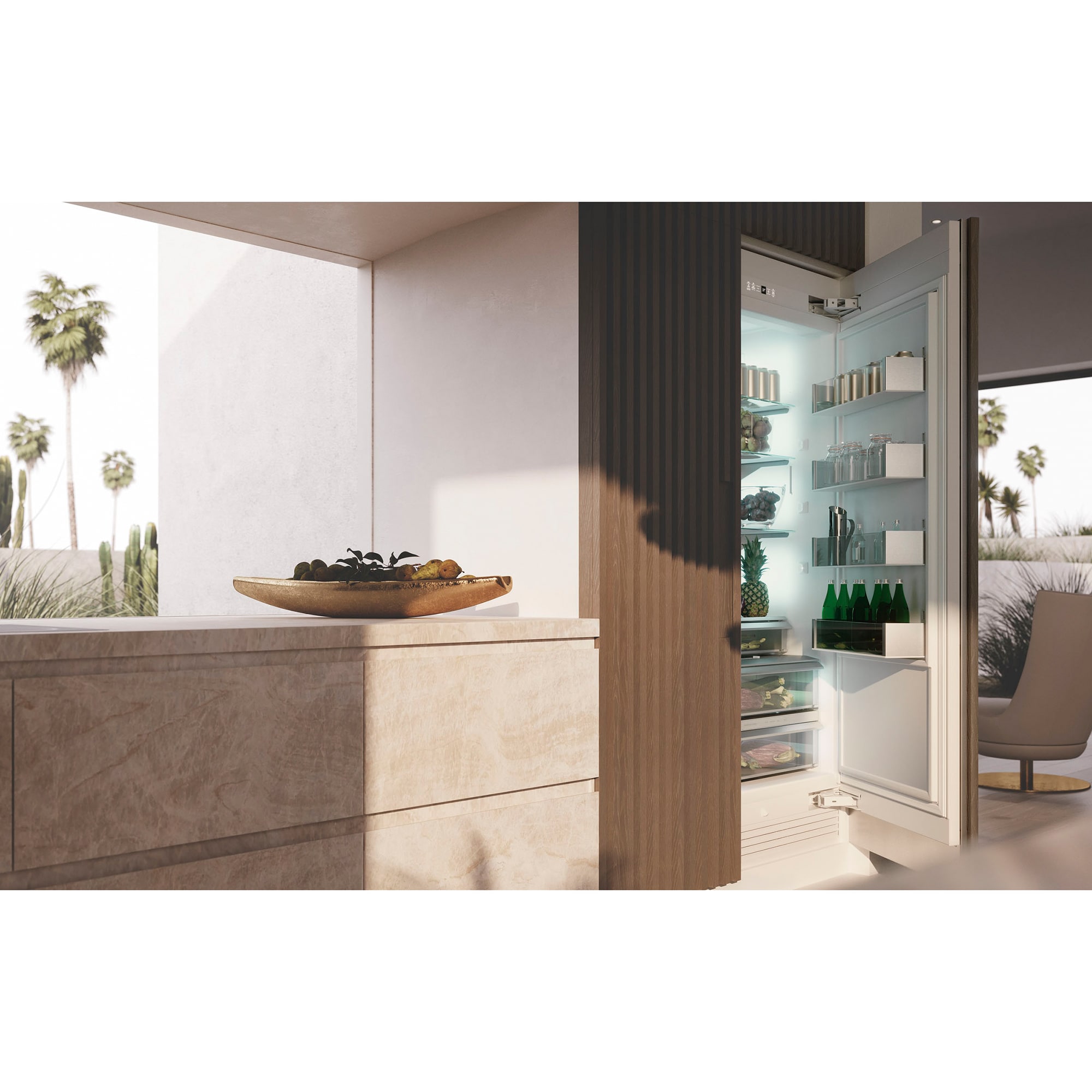 Monogram 24 in. 13.3 cu.ft. Built-In Smart Counter Depth Freeezerless Refrigerator - Custom Panel Ready, , hires