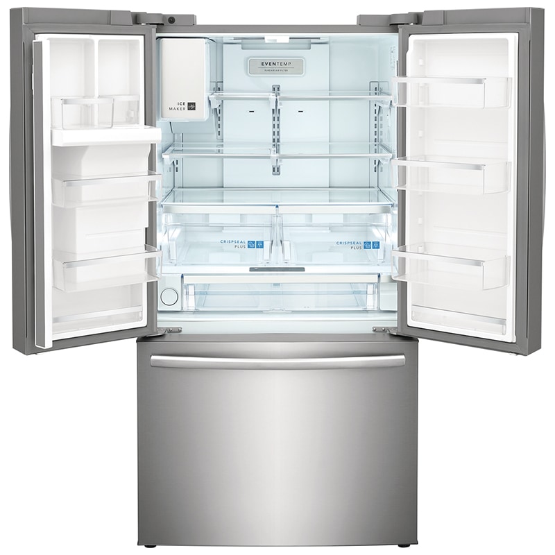 Frigidaire Gallery 36 in. 27.8 cu. ft. French Door Refrigerator with Ice & Water Dispenser - Smudge-Proof Stainless Steel, Smudge-Proof Stainless Steel, hires