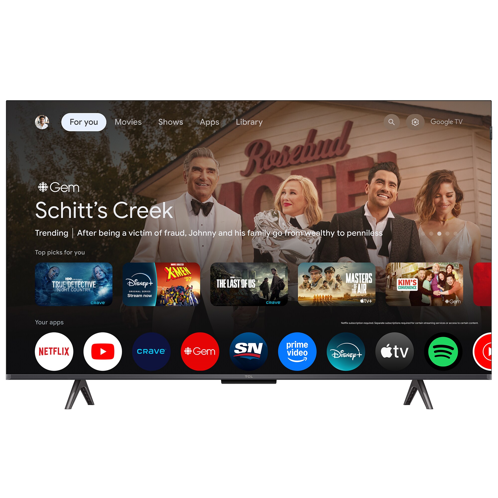 TCL - 43" Class Q-Series QLED 4K UHD Smart Google TV, , hires