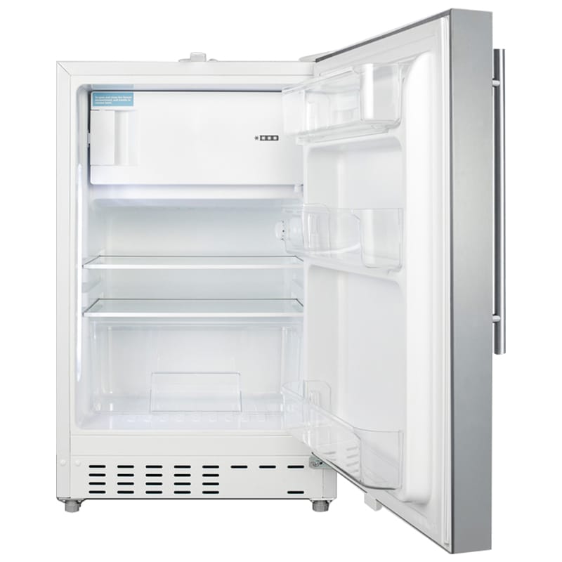 Summit 21 in. 2.6 cu. ft. Undercounter Refrigerator - Stainless Steel with Stainless Steel Cabinet, , hires