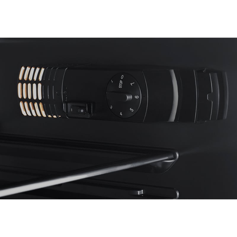 Summit 24 in. 5.3 cu. ft. ADA Compliant Undercounter Refrigerator - Stainless Steel with Black Cabinet, , hires