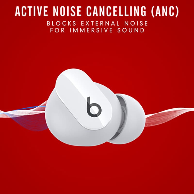 Beats by Dr. Dre - Beats Studio Buds Totally Wireless Noise Cancelling Earphones - White, , hires