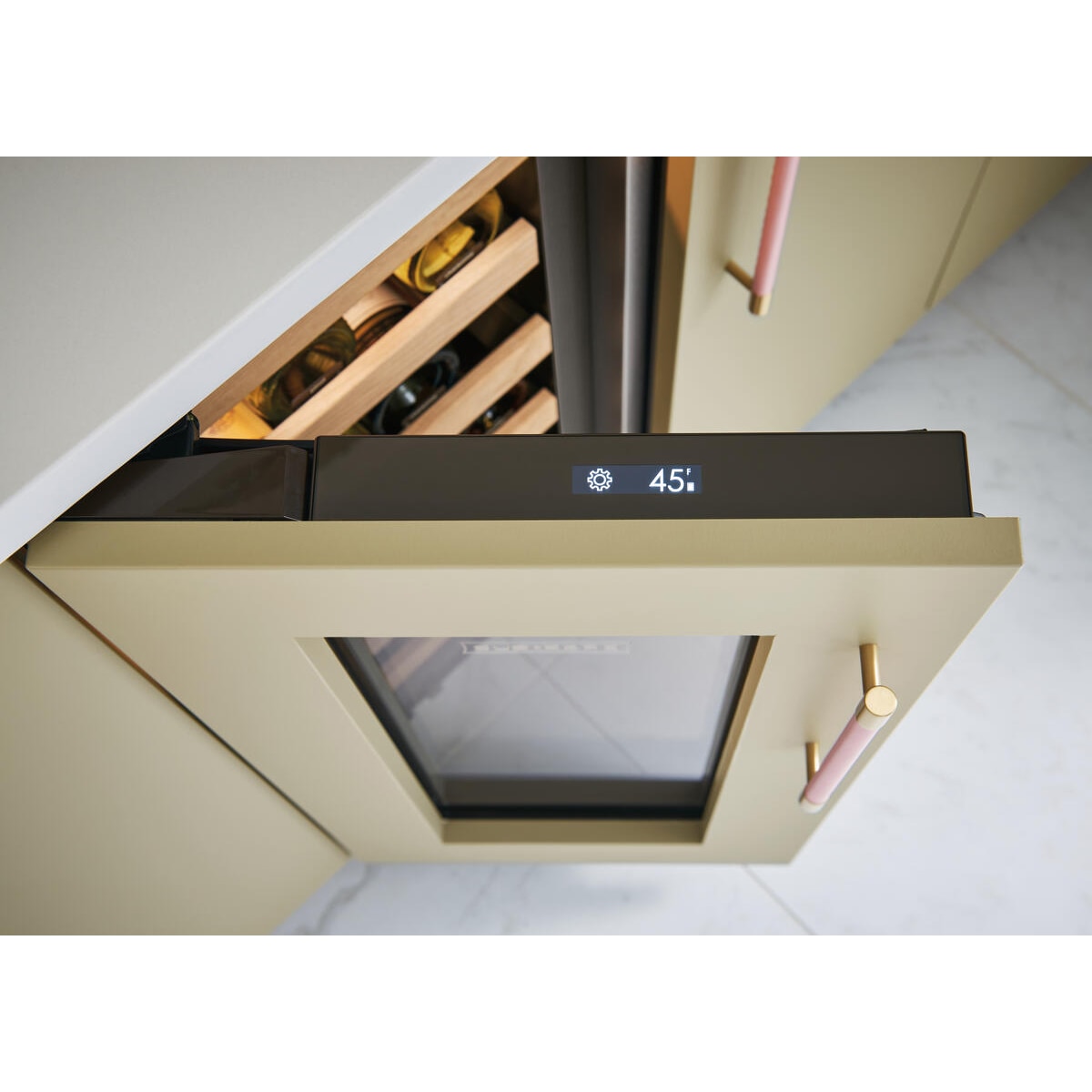 Sub-Zero Designer Series 15 in. Undercounter Smart Wine Cooler with Wood Racks, Single Temperature Zone & 24 Bottle Capacity - Custom Panel Ready, , hires