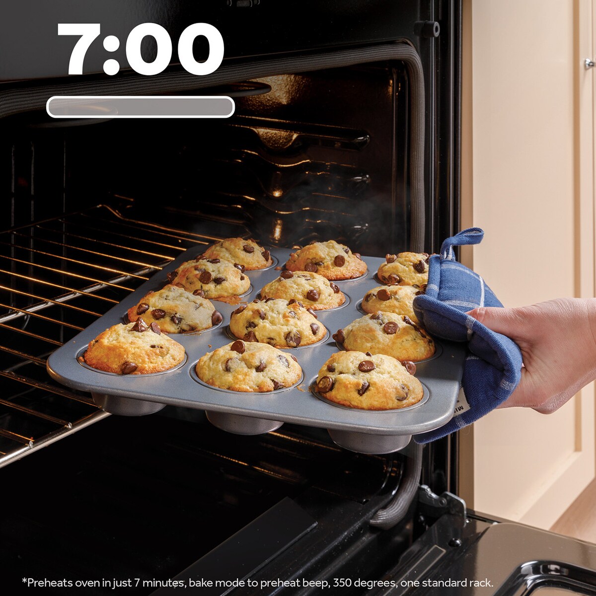 GE 30 in. 5.3 cu. ft. Smart Air Fry Standard Convection Electric Range with Radiant Burners - Stainless Steel, , hires