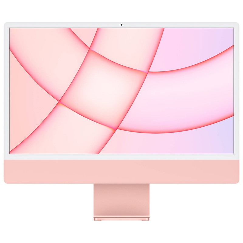 Apple iMac with 4.5K Retina Display, Apple M1 8-core, 8GB RAM, 256GB SSD, Apple 8-core GPU, MacOS - Pink (MGPM3LL-A)