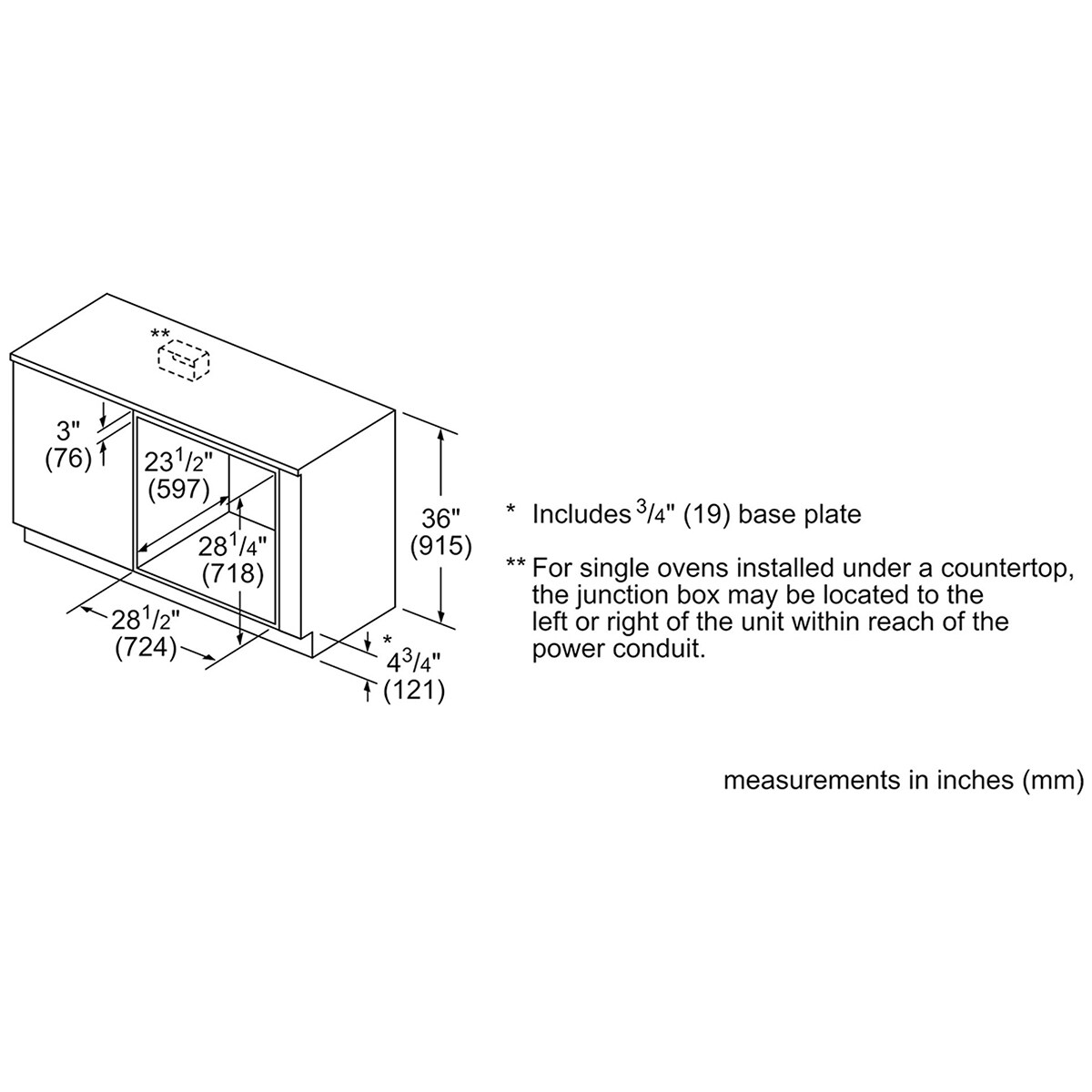 Bosch Benchmark Series 30 in. 4.6 cu. ft. Electric Single Wall Oven with True European Convection - Stainless Steel, , hires