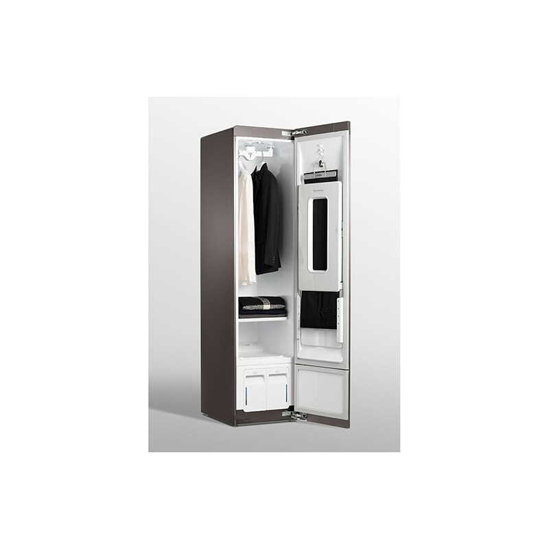 LG Styler 18 in. Smart Steam Closet with TrueSteam Technology & Exclusive Moving Hangers - Mirror, , hires