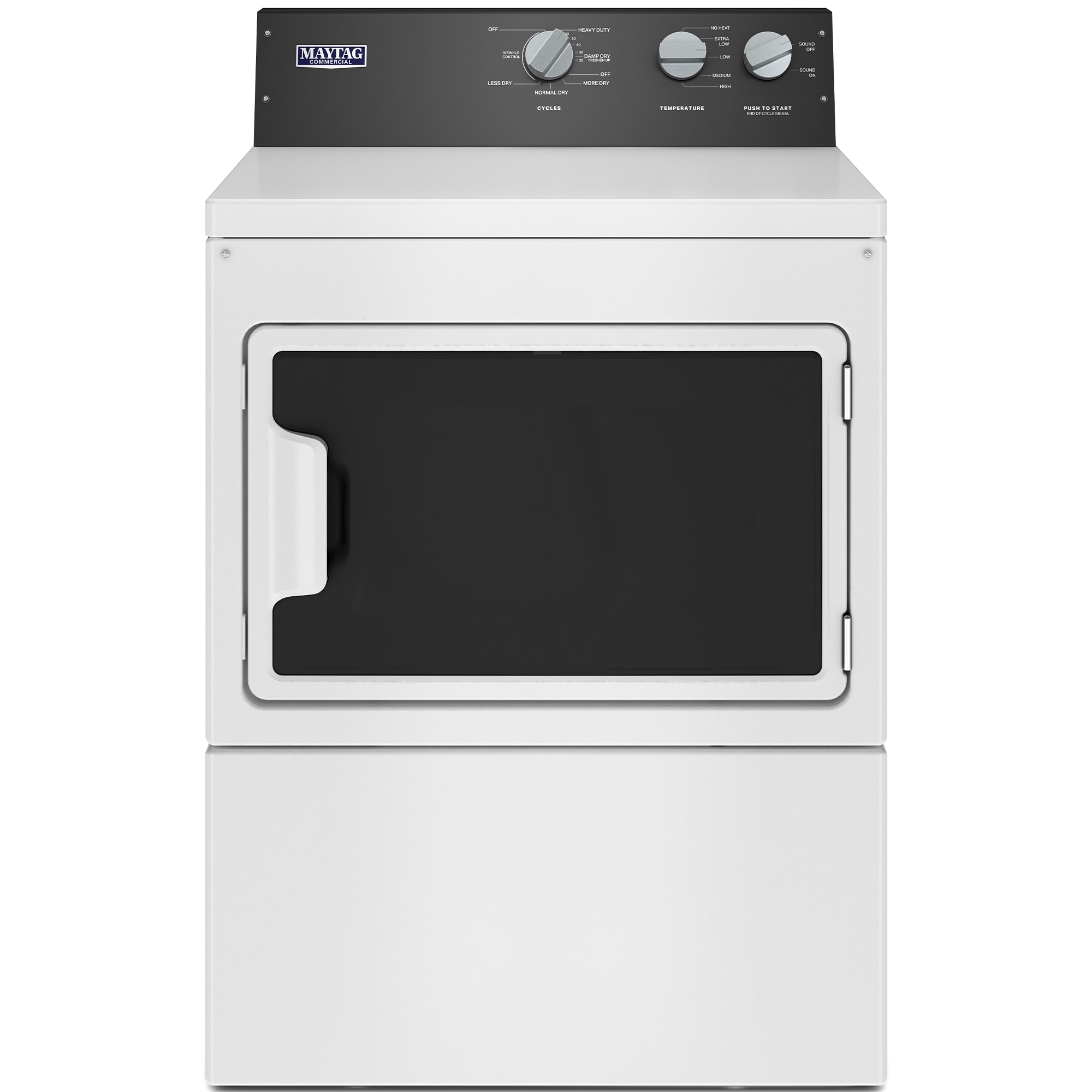 Maytag 27 in. 7.4 cu. ft. Commercial-Grade Residential Gas Dryer with Intelli Dry Sensor - White, , hires
