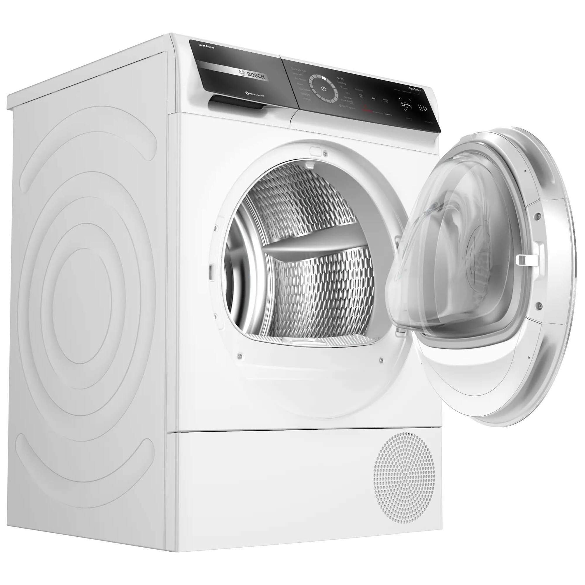 Bosch 500 Series 24 in. 4.0 cu. ft. Smart Stackable Ventless Electric Dryer with Heat Pump, Sensor Dry, Sanitize & Steam Cycle - White, , hires