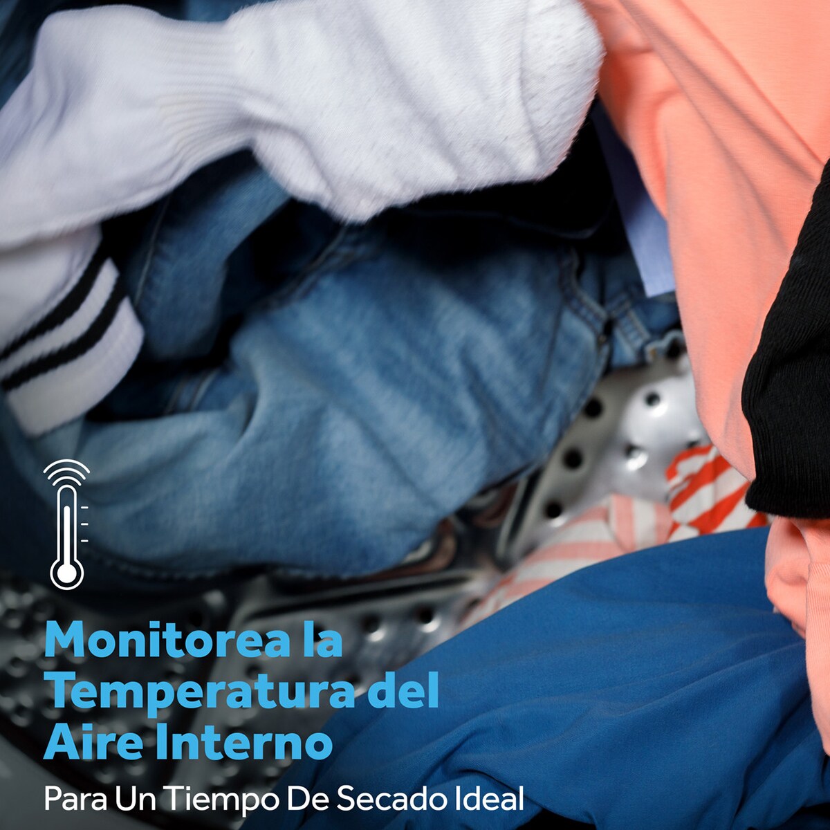 GE 27 pulgadas 7.2 pies cubicos Secadora de Gas con Panel en Espanol y Ventilacion de Hasta 36.5 m - Blanca, , hires