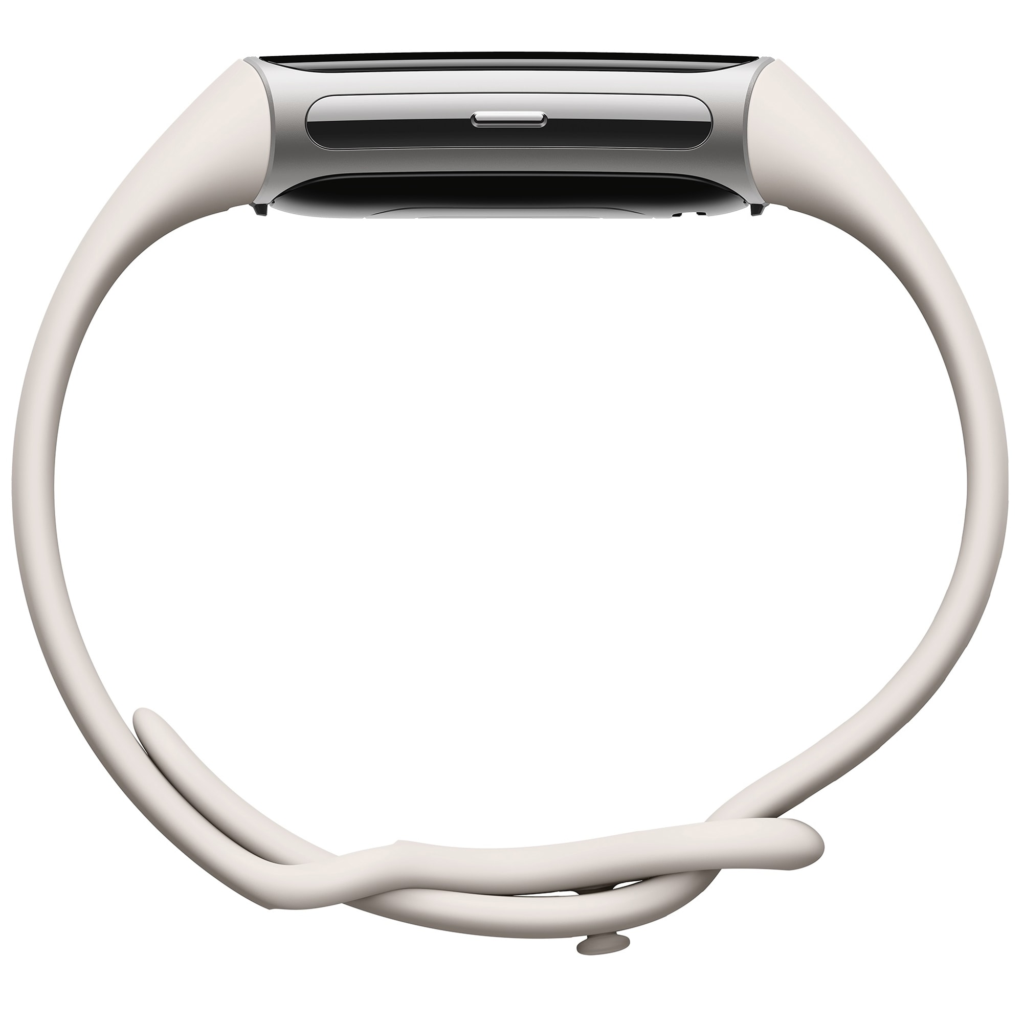 Fitbit Charge 6 Advanced Fitness & Health Tracker - Porcelain / Silver Aluminum, , hires