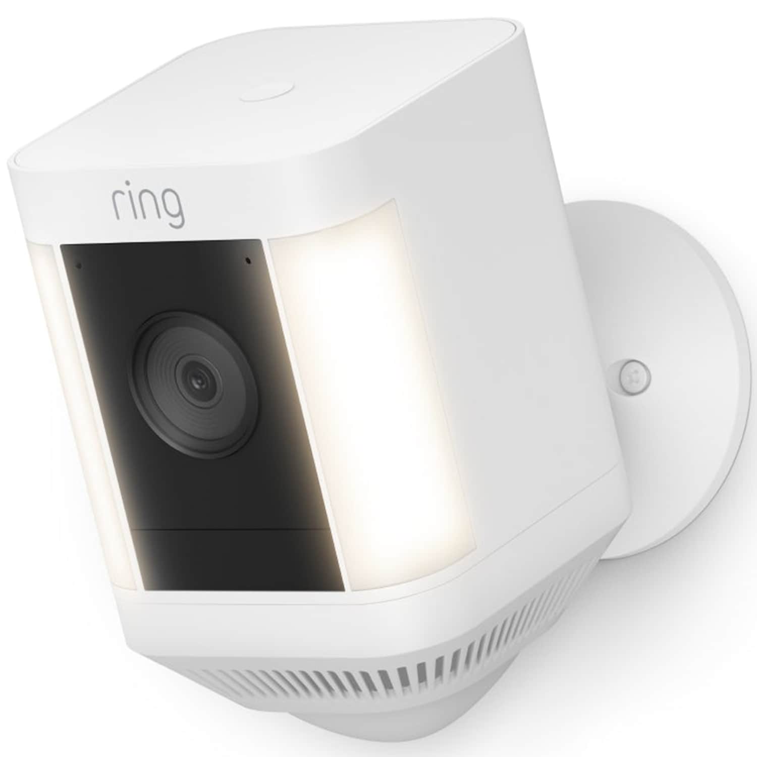 Ring - Spotlight Cam Plus Outdoor/Indoor Wireless 1080p Battery Surveillance Camera - White, , hires