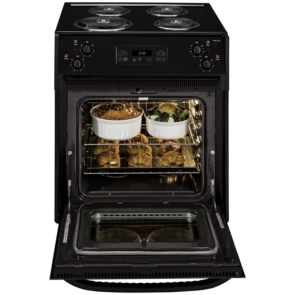 GE 27 in. 3.0 cu. ft. Oven DropIn Electric Range with 4 Coil Burners