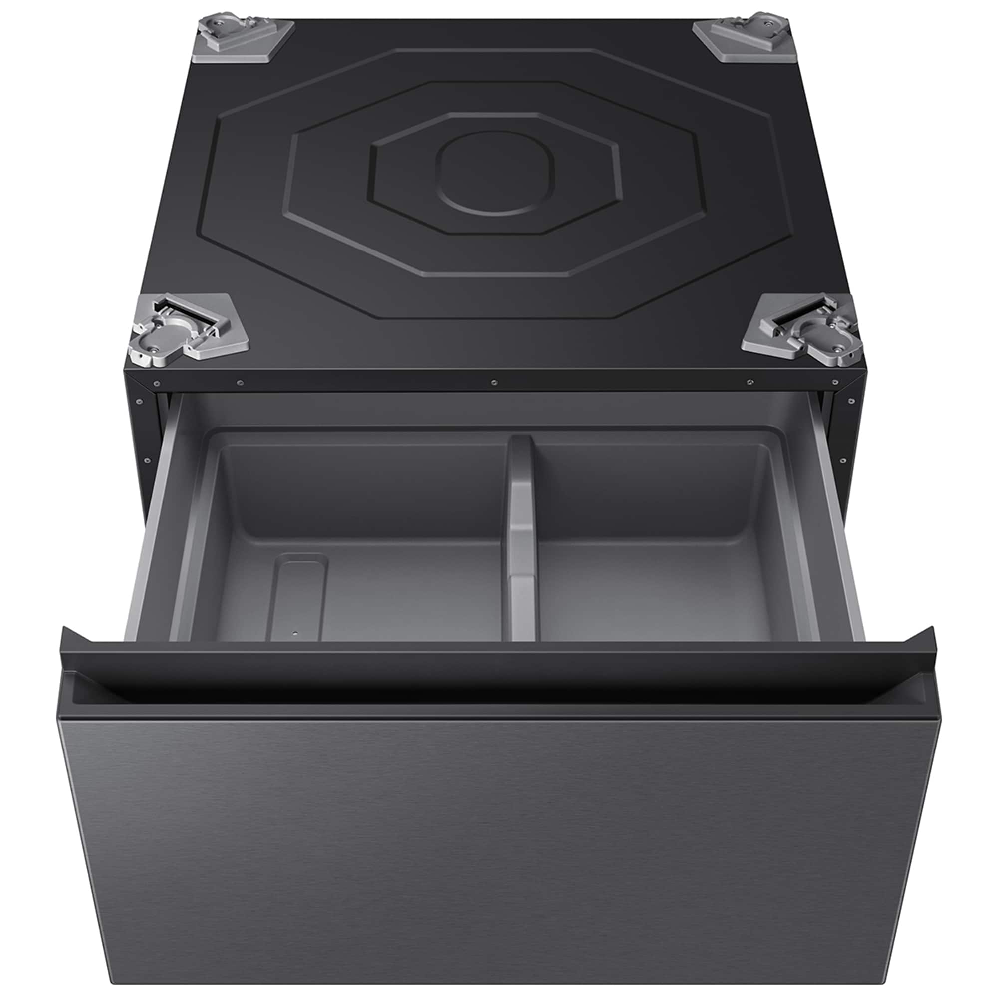 Samsung Bespoke AI Laundry Combo Pedestal with Storage Drawer - Dark Steel, Dark Steel, hires
