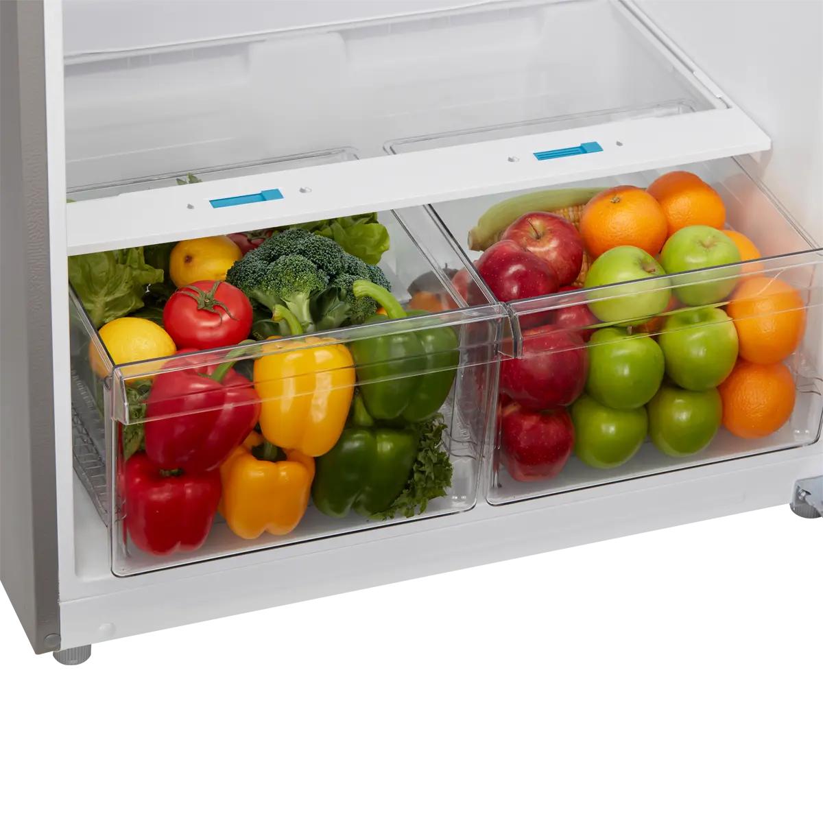 Midea 30 in. 18.1 cu. ft. Garage-Ready Top Freezer Refrigerator - White, White, hires