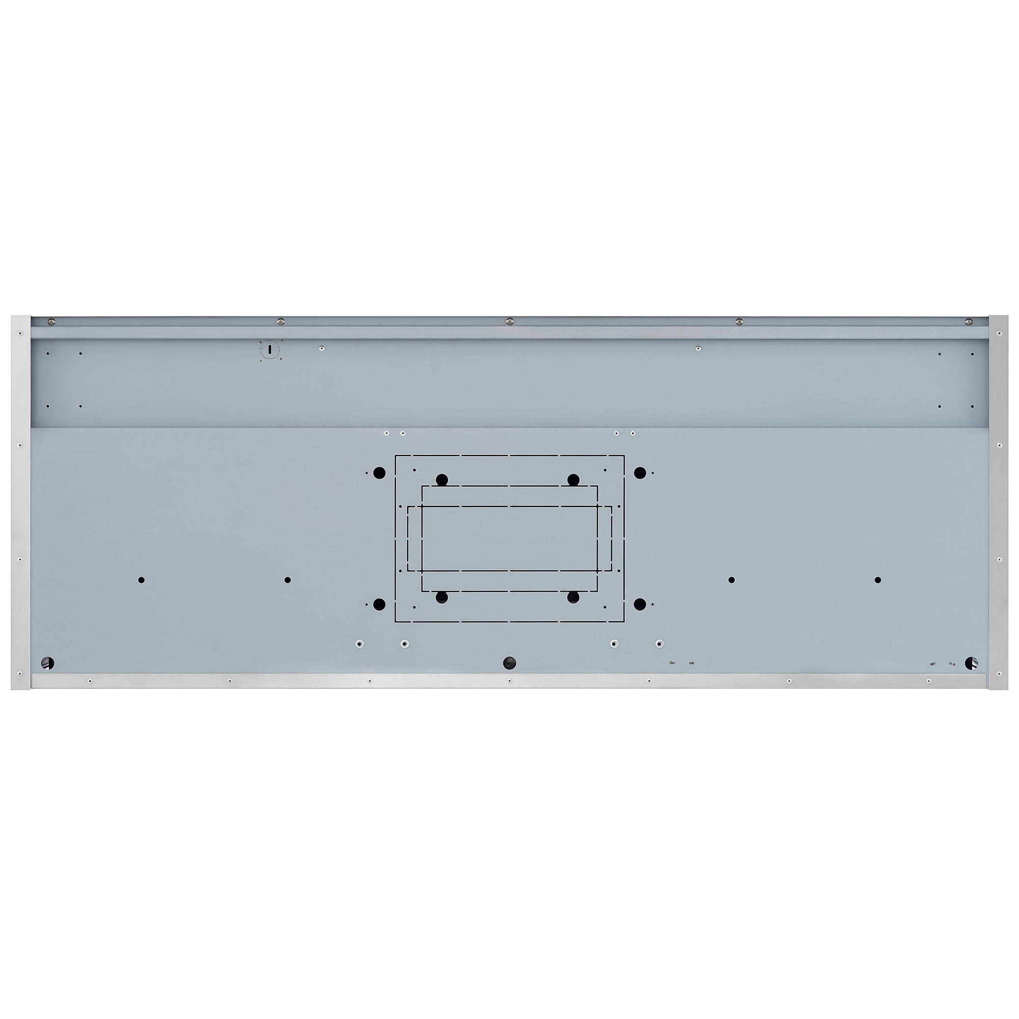 Signature Kitchen Suite 48 in. Smart Ducted Canopy Pro Style Style Range Hood with 650 CFM, 5 Fan Speeds & 1 LED Light - Stainless Steel, , hires