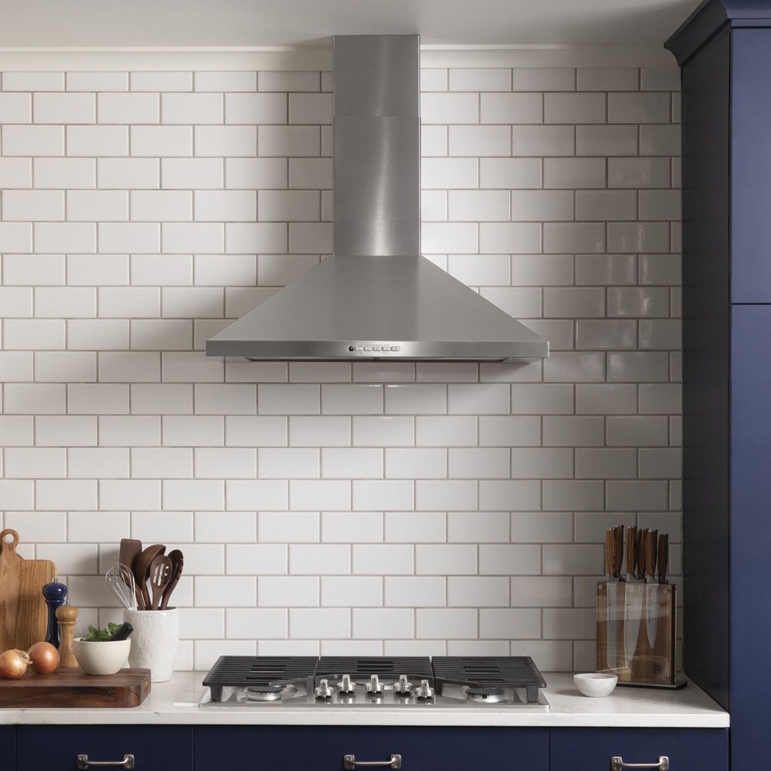 GE 30 in. 5-Burner Natural Gas Cooktop with Simmer Burner & Power Burner - Stainless Steel, Stainless Steel, hires