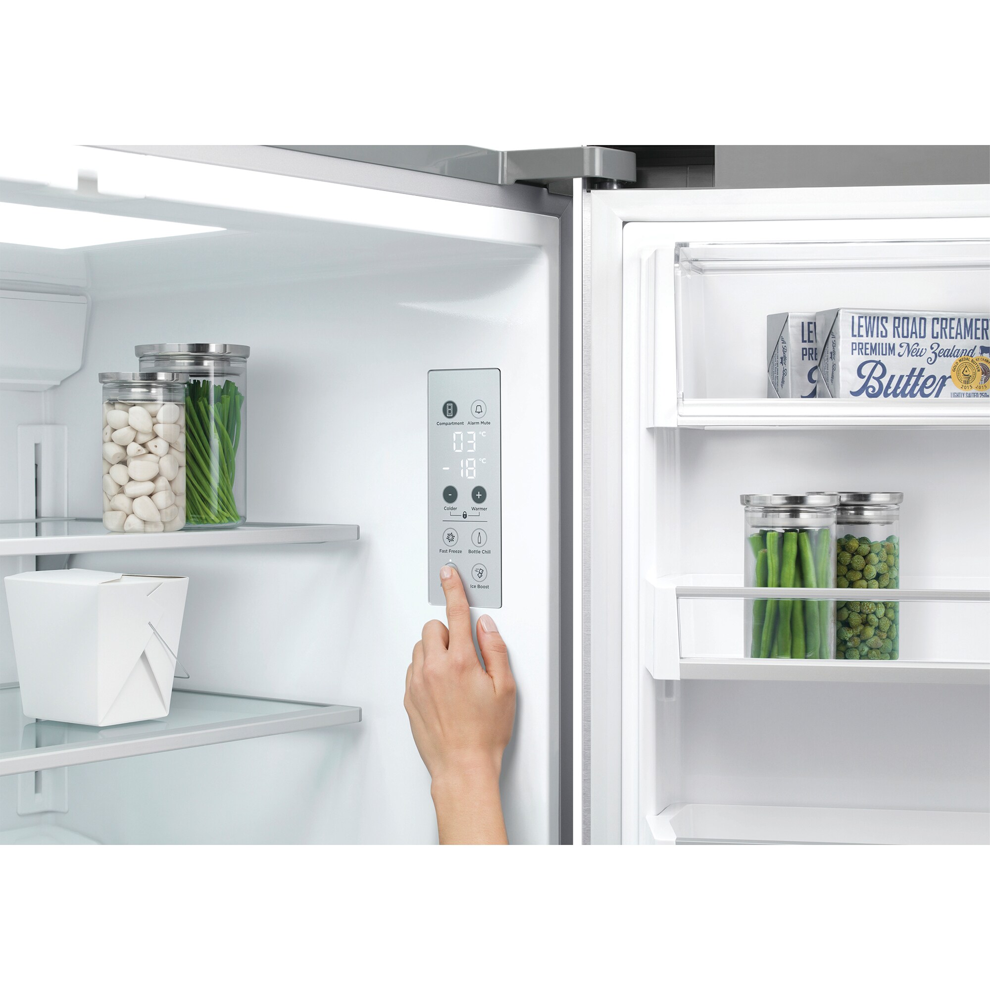 Fisher & Paykel Series 7 36 in. 19 cu. ft. Smart Counter Depth 4-Door French Door Refrigerator with Water Dispenser - Stainless Steel, , hires