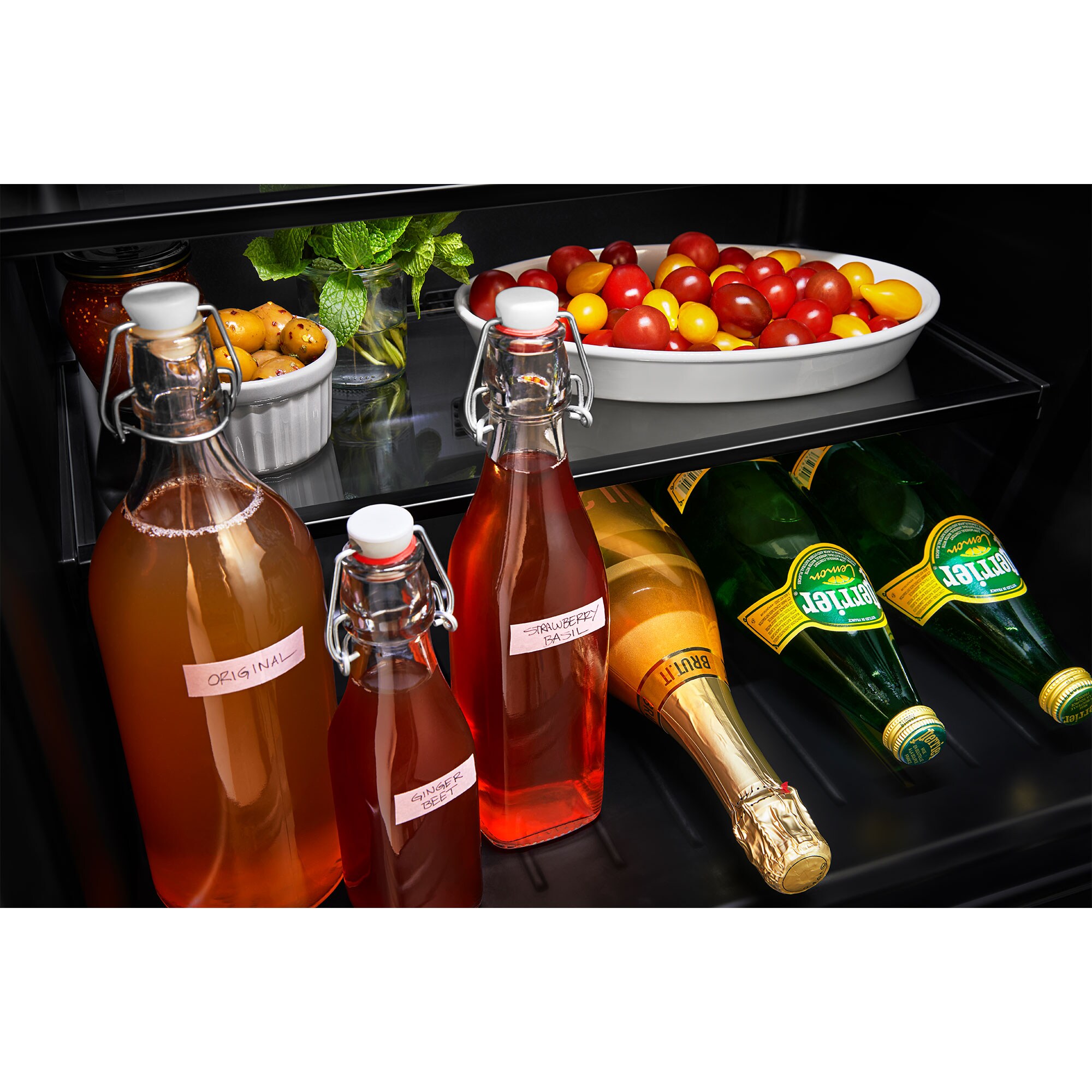 KitchenAid 24 in. 5 cu. ft. Built-In Undercounter Refrigerator - Stainless Steel, Stainless Steel, hires