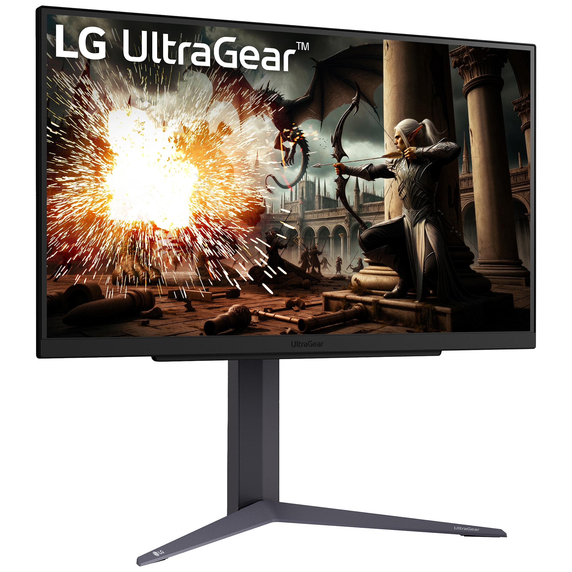 27" UltraGear QHD 200Hz 1ms G-Sync Compatible IPS Gaming Monitor - Black, , hires