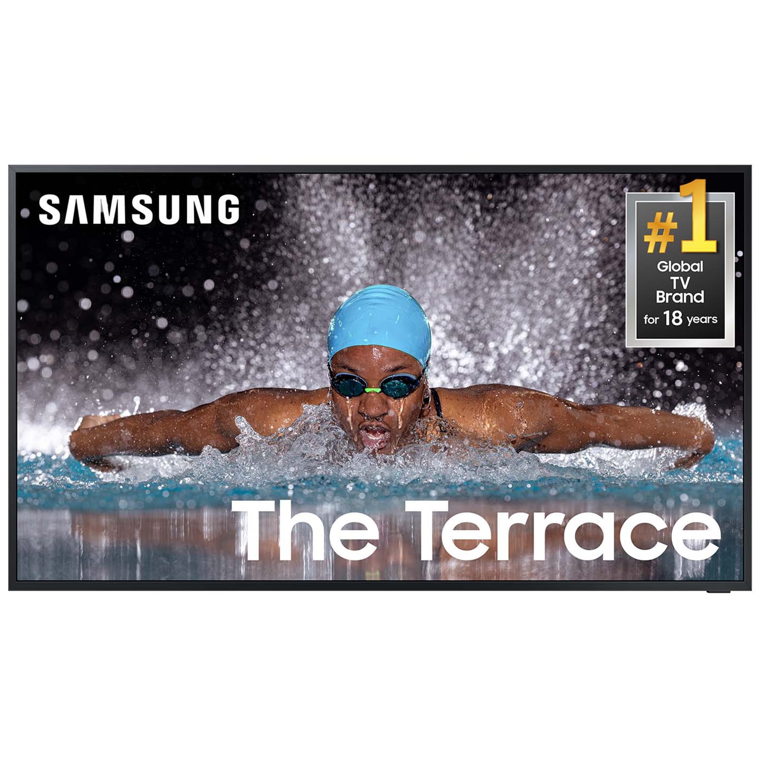 Samsung - The Terrace Series 55" Class Partial Sun 4K UHD Neo QLED Smart Tizen Outdoor TV, , hires