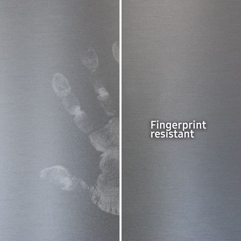 Samsung 36 in. 27.4 cu. ft. Side by Side Refrigerator with Ice & Water Dispenser - Stainless Steel, Stainless Steel, hires