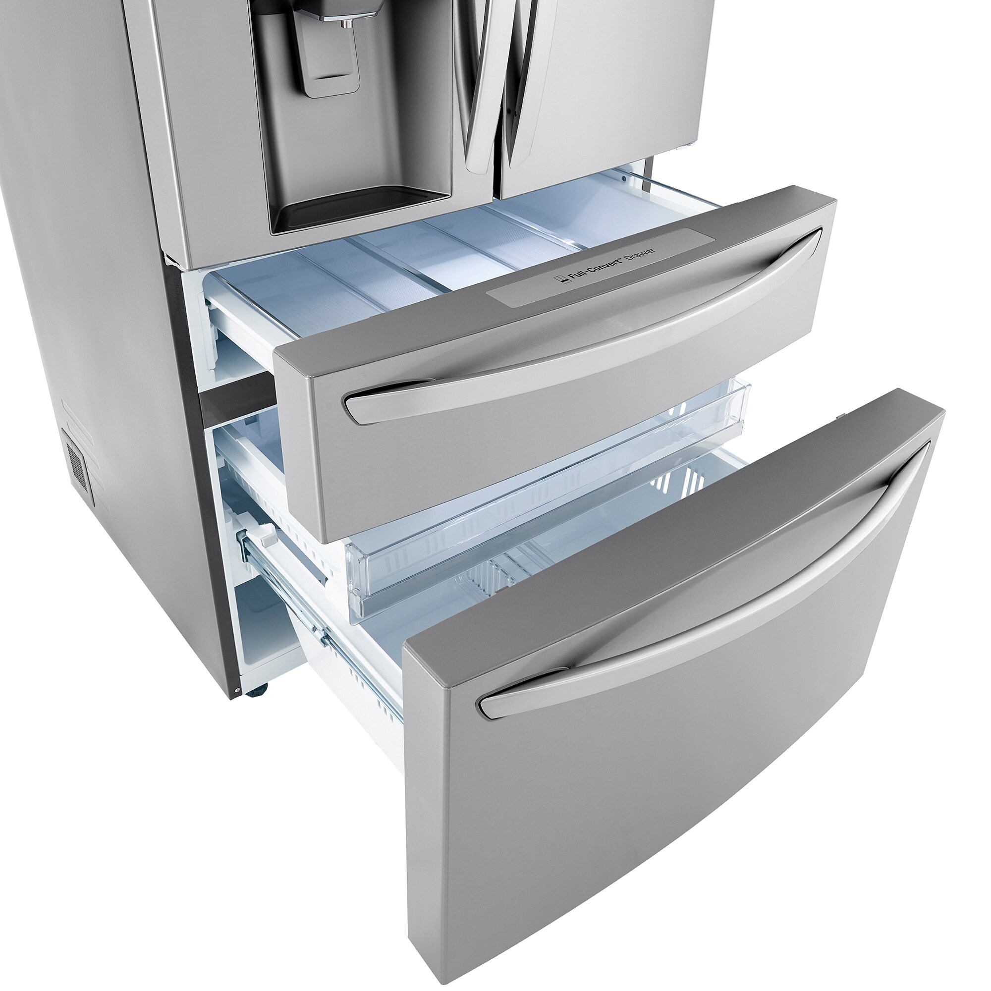 LG 36 in. 29.5 cu. ft. Smart 4-Door French Door Refrigerator with Ice & Water Dispenser - PrintProof Stainless Steel, PrintProof Stainless Steel, hires