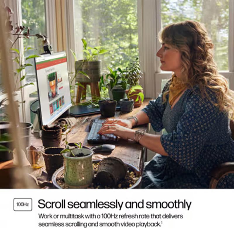 HP Series 5 27 inch FHD White Monitor - 527sw, , hires