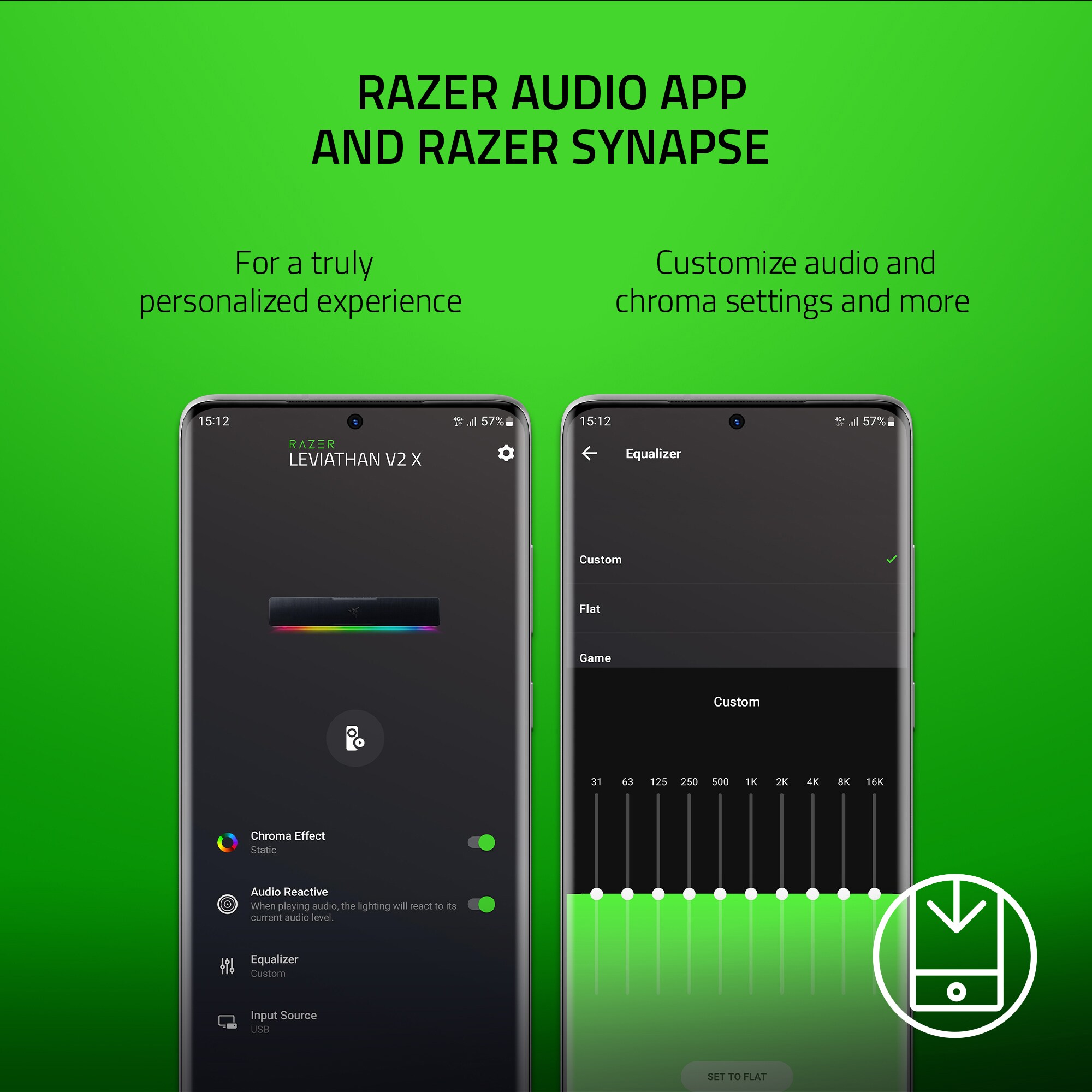 Razer Leviathan V2 X 2 Channel Sound Bar with Bluetooth - Black, , hires