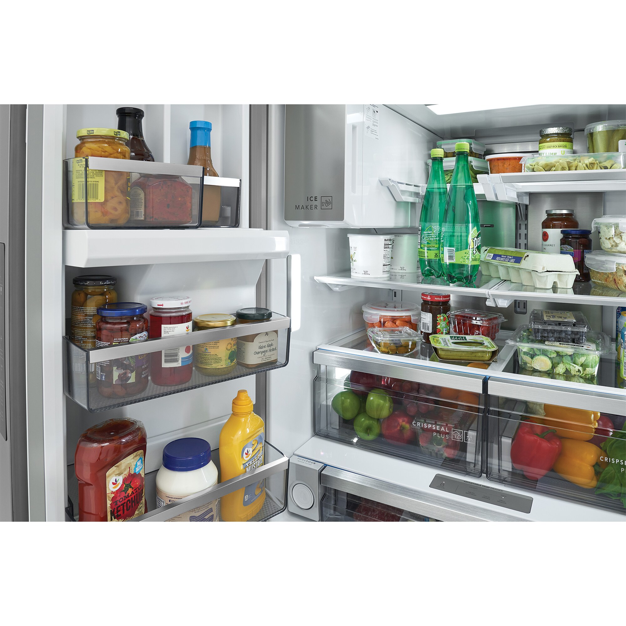 Frigidaire Professional 36 in. 27.8 cu. ft. French Door Refrigerator with Ice & Water Dispenser - Stainless Steel, , hires