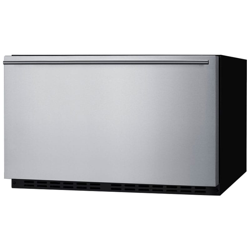 Summit 30 in. 2.5 cu. ft. Single Refrigerator Drawer - Stainless Steel/Panel Ready, , hires