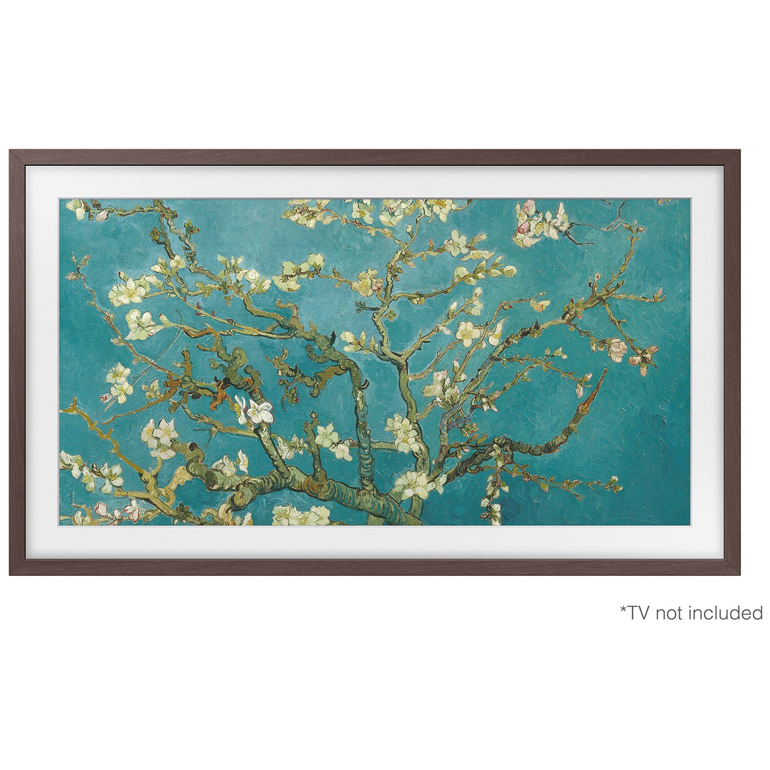 Samsung 32" The Frame Customizable Bezel Compatible with Samsung 2021-2024 The Frame TVs - Brown, , hires