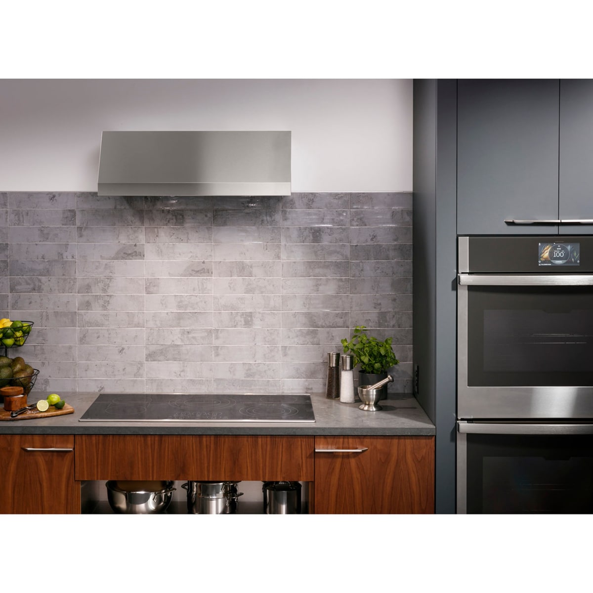 GE Profile 30 in. 5-Burner Smart Electric Cooktop with Power Burner - Stainless Steel, , hires