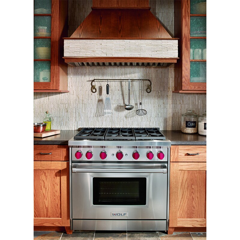 Wolf 34 in. Ducted Standard Style Range Hood with 2 LED Lights - Stainless Steel, , hires