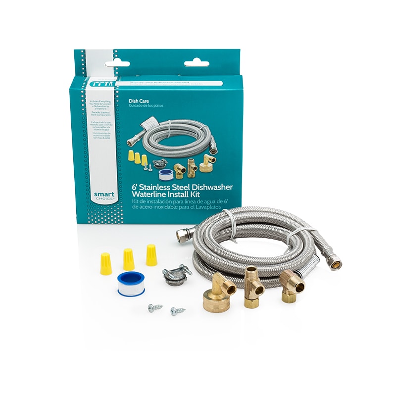 Smart Choice 6ft. Dishwasher Waterline Install Kit, , hires