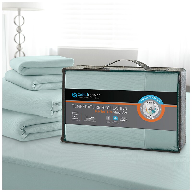 BedGear Dri Tec Lite Twin XL Sheet Set - Seafoam (S03TBMX22)