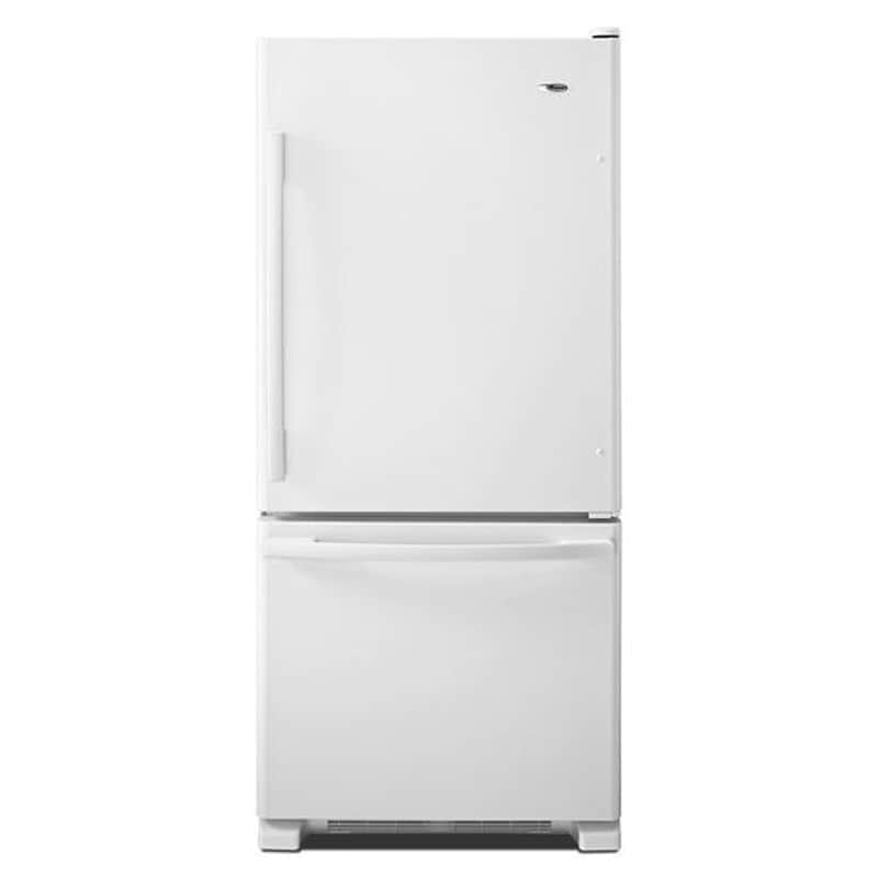 Amana 29 in. 18.6 cu. ft. Bottom Freezer Refrigerator - White, White, hires