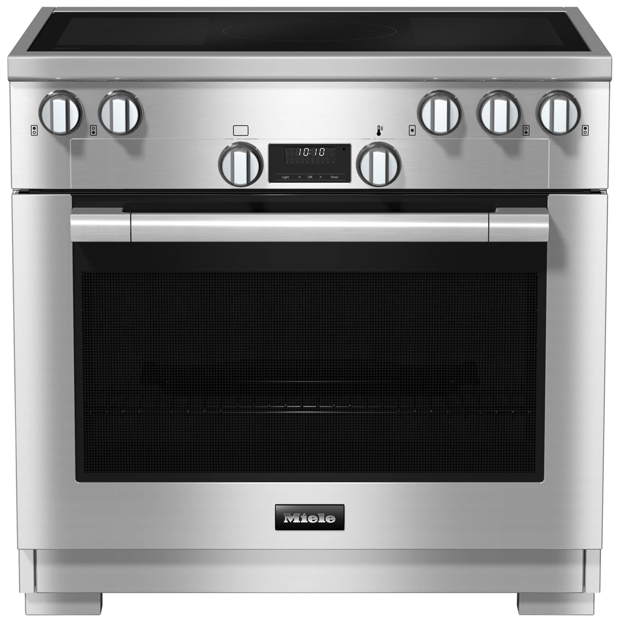 Miele 36 in. 5.3 cu. ft. Dual Convection Electric Range with 5 Induction Burners - Clean Touch Steel, , hires