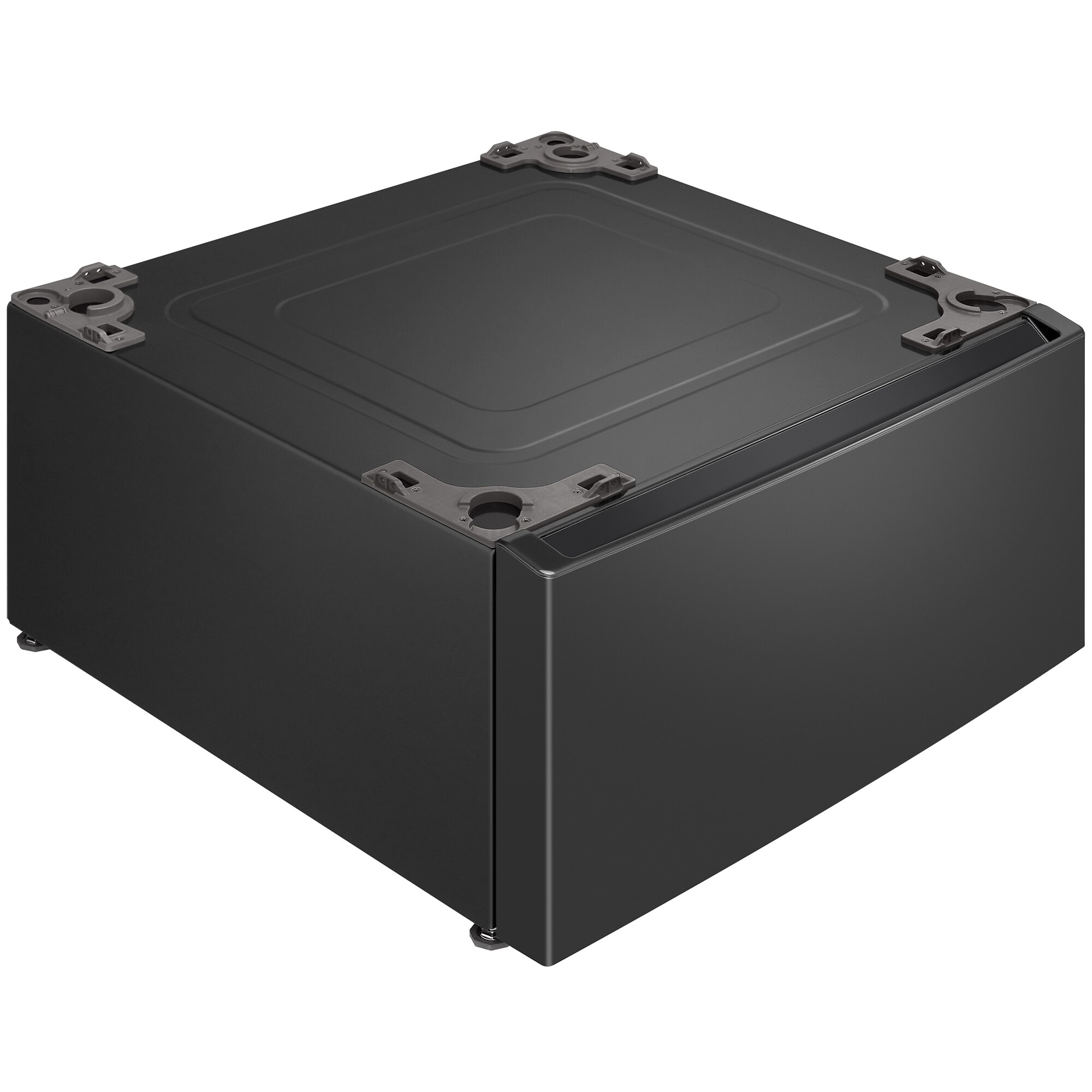 LG Laundry Pedestal Storage Drawer for 27 in. Front Load Washers & Dryers with Basket - Middle Black, , hires