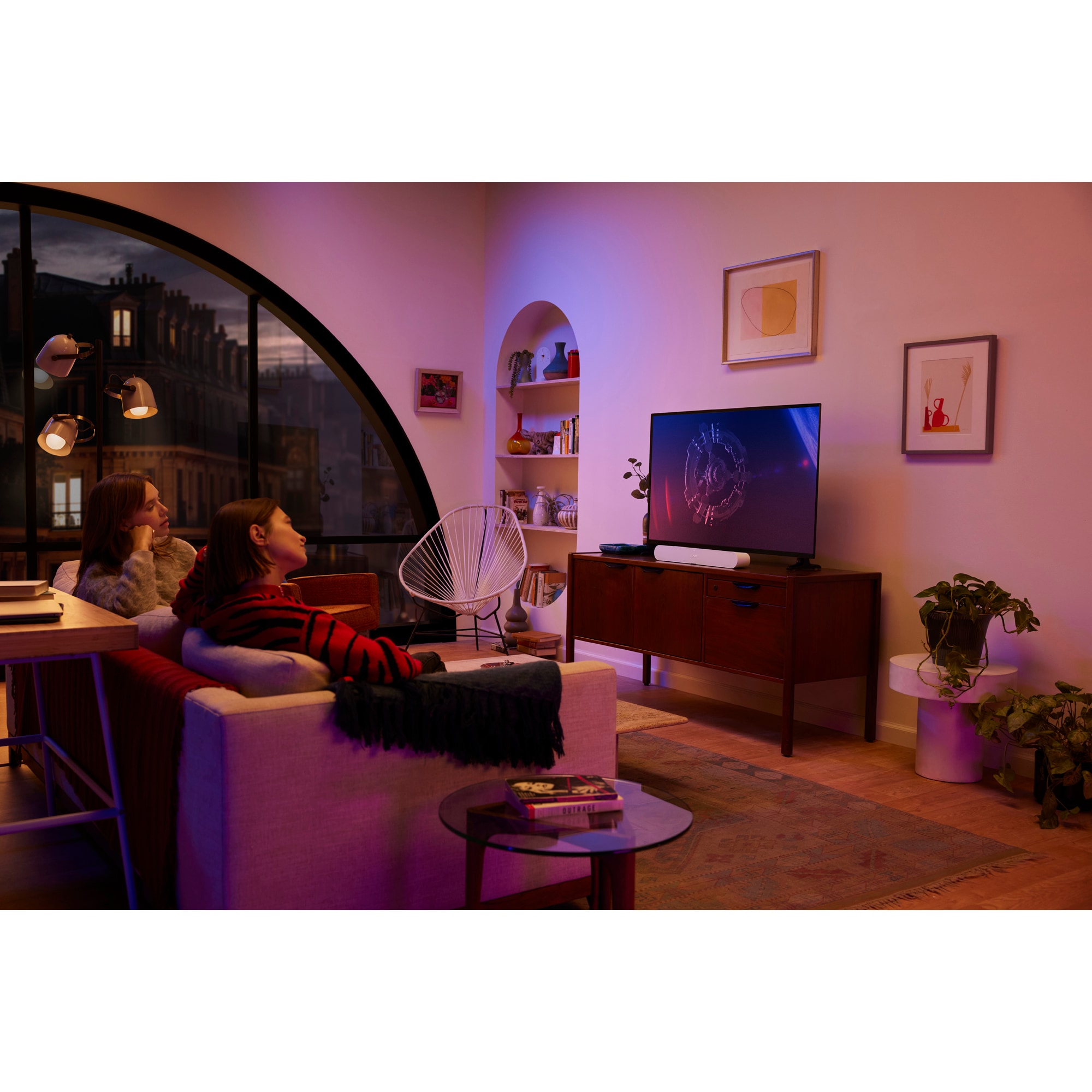 Sonos Ray 2 Channel Smart Sound Bar - White, White, hires